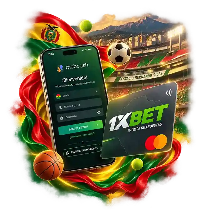 MobCash App Bolivia Mockup en Smartphone